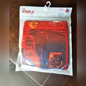 Ethika Red Flame Print Boxer Briefs